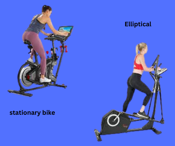 Stationary Bike and elliptical bike